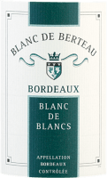 Vorschau: Blanc de Blancs Bordeaux AOP 1,0 l - Blanc de Berteau