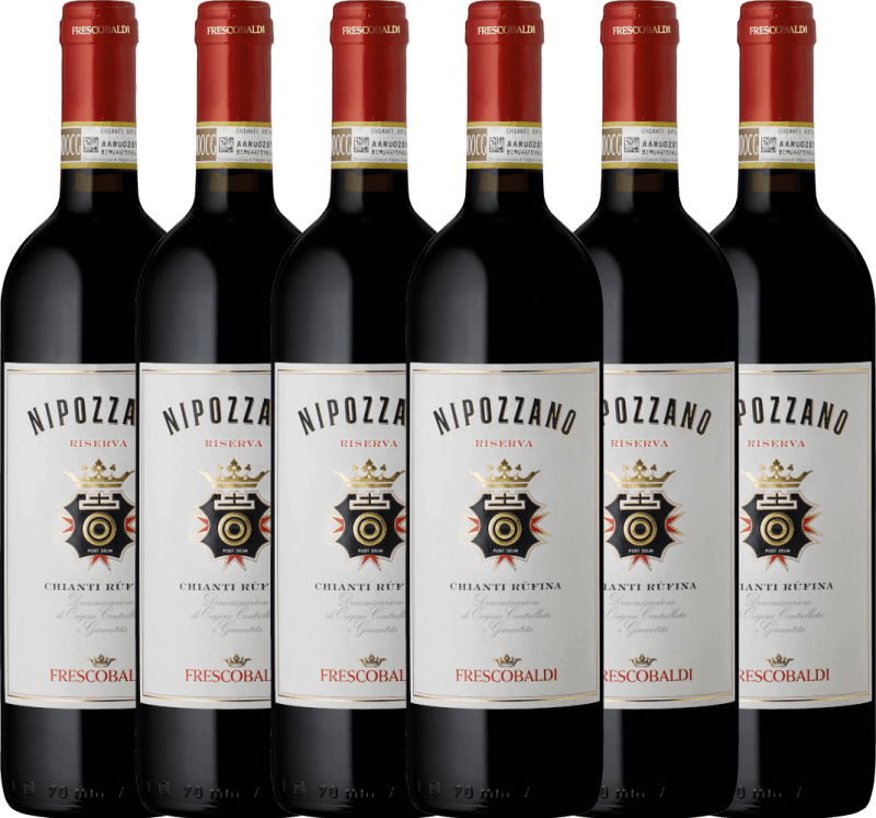 6er Vorteils-Weinpaket - Nipozzano Riserva Chianti Rufina DOCG - Castello di Nipozzano
