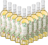 9x Vorteils-Weinpaket 12 e Mezzo Bianco Organic Wine Puglia IGP - Varvaglione