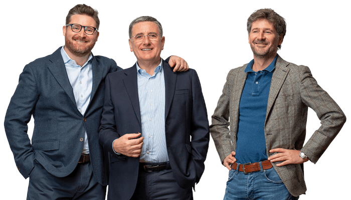 Adriano mit seinen Söhnen Federico und Filippo Adriano mit seinen Söhnen Federico und Filippo