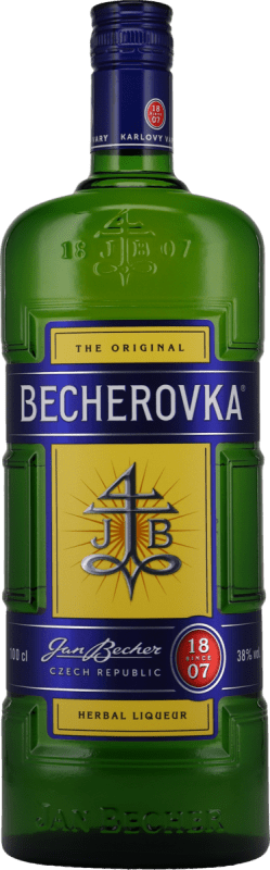 Karlsbader Kräuterbitter Likör 1,0 l - Becherovka