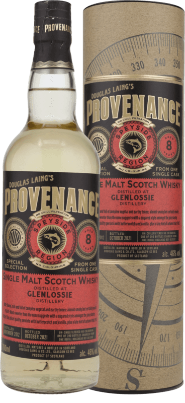 Glenlossie 8 Years Old Provenance - Douglas Laing
