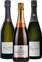 Momentos brilhantes com champagne espumante - Pacote de degustação 3x