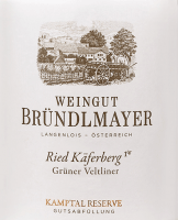 Vorschau: Grüner Veltliner Käferberg Kamptal Reserve - Weingut Bründlmayer