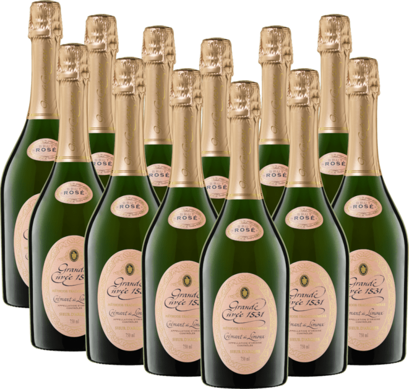 12er Vorteilspaket - Aimery Grande Cuvée 1531 Rosé Crémant Brut - Sieur d'Arques
