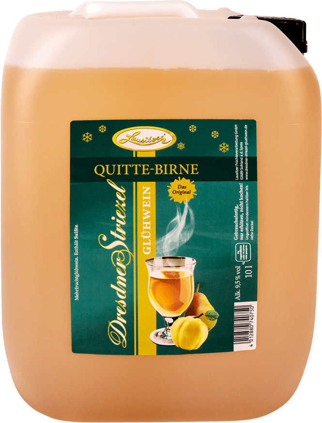 Vorschau: Dresdner Striezel vinho quente marmelo-pêra 10 l recipiente - Lausitzer