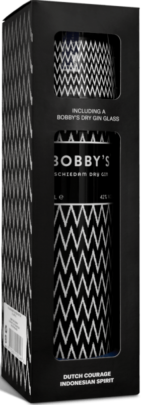 Bobby's Gin in GP mit Glas - Bobbys Dry Gin