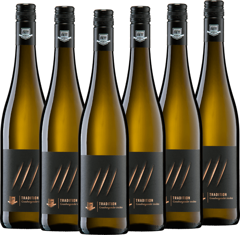 6x Vorteils-Weinpaket Tradition Grauburgunder trocken - Bergdolt-Reif & Nett