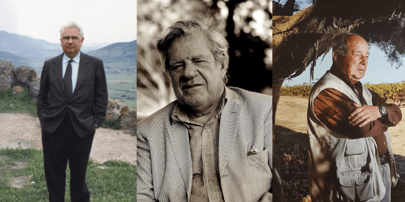 Giacomo Techis, Marchese Incisa della Rocchetta und Antonello Pilloni Giacomo Techis, Marchese Incisa della Rocchetta und Antonello Pilloni