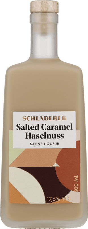 Salted Caramel Haselnuss Sahnelikör 0,5 l - Schladerer
