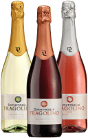 Vorschau: Pacote de degustação com 3 Fragolinos da Duchessa Lia