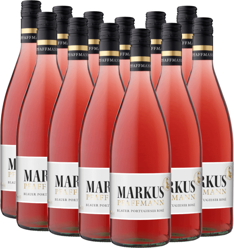 12er Vorteils-Weinpaket - Blauer Portugieser Rosé feinherb 1,0 l - Markus Pfaffmann