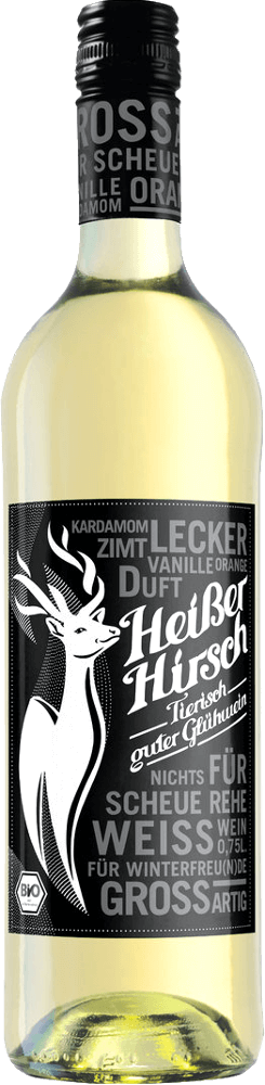 Vorschau: 6er Vorteilspaket - Weißer Bio-Glühwein - Heißer Hirsch