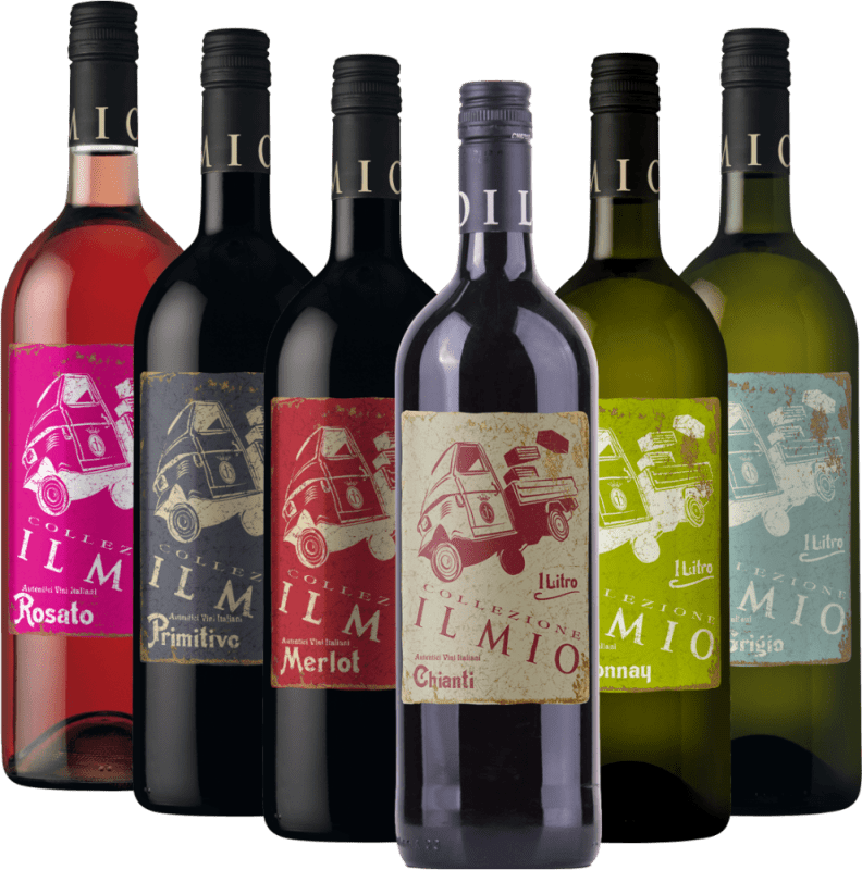 Pack de degustação de 6 garrafas - Vinhos Il Mio da Collezione Il Mio