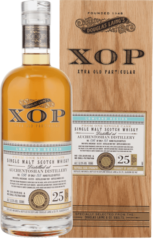 Auchentoshan 25 Years Old Xtra Old Particular - Douglas Laing