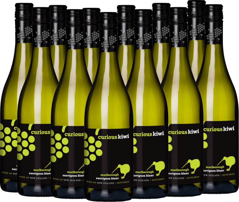 12er Vorteilspaket - Curious Kiwi Sauvignon Blanc - Marisco