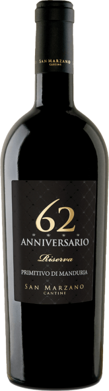 Anniversario 62 Primitivo di Manduria DOC - Cantine San Marzano