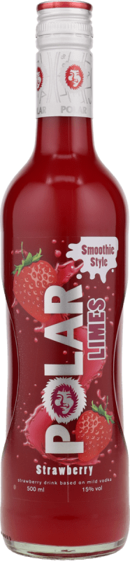 Polar Limes Strawberry Erdbeerdrink mit Vodka 0,5 l - Polar