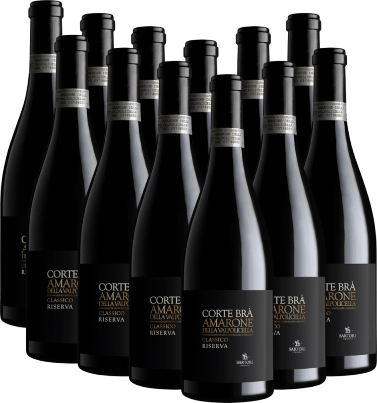 12er Vorteilspaket Corte Brá Amarone della Valpolicella Classico Riserva DOCG - Sartori di Verona