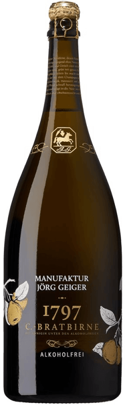 Birnenschaumwein Champagnerbratbirne alkoholfrei 1,5l Magnum - Manufaktur Jörg Geiger