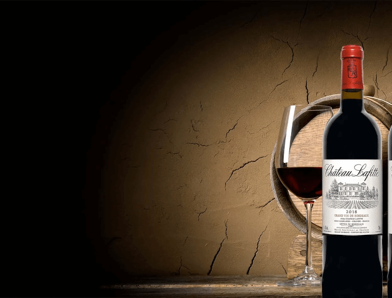 O vinho do Château Lafitte O vinho do Château Lafitte