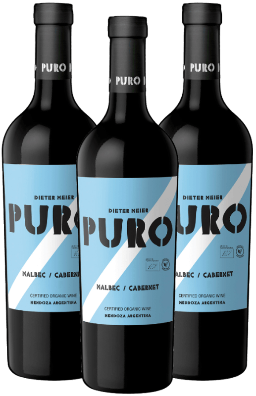 3er Vorteils-Weinpaket - Puro Malbec Cabernet - Dieter Meier