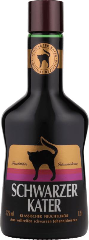 Klassischer Fruchtlikör 0,5l - Schwarzer Kater