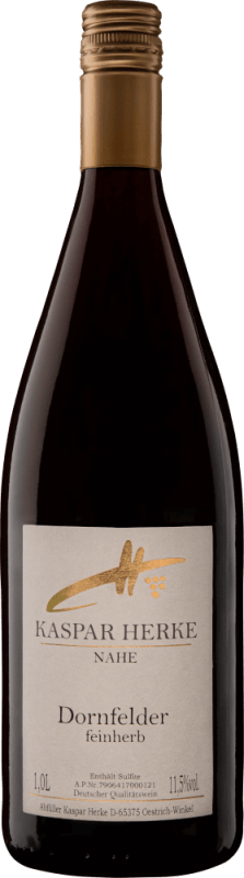 Dornfelder feinherb 1,0 l - Weingut Kaspar Herke
