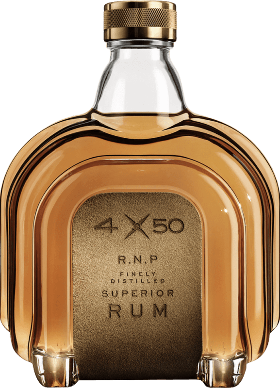 R.N.P. Finely Distilled Superior Rum - 4x50 Rum