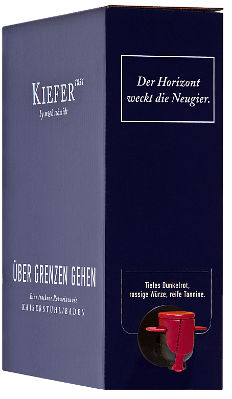 Über Grenzen gehen 3,0 l Bag in Box - Weingut Kiefer