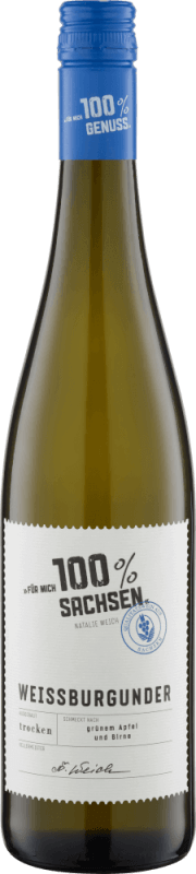 Für mich 100% Sachsen Weißburgunder trocken - WG Meissen