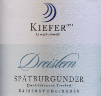 Vorschau: Herrenbuck Dreistern Spätburgunder trocken - Weingut Kiefer