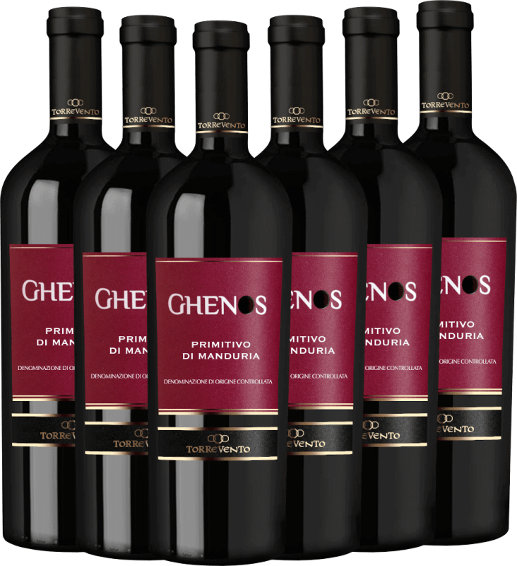 6x Vorteils-Weinpaket Ghenos Primitivo di Manduria DOC - Torrevento