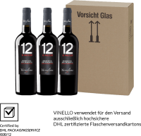 Vorschau: 3er Vorteils-Weinpaket - 12 e Mezzo Primitivo - Varvaglione