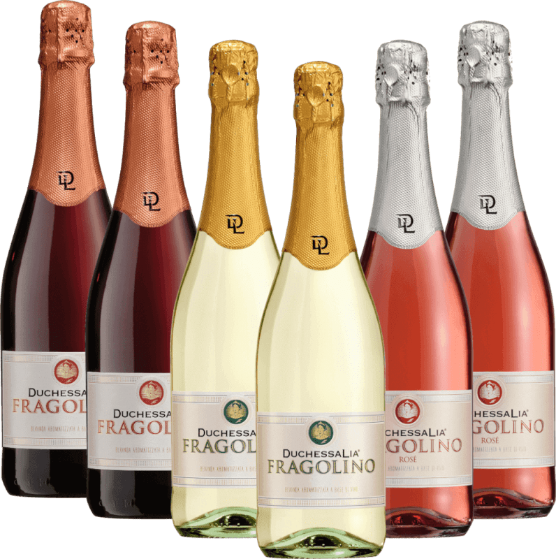Duchessa Lia Fragolino em todas as cores - 6x pacote de degustação