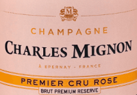 Vorschau: Brut Rosé Premium Réserve Champagne AOC - Charles Mignon