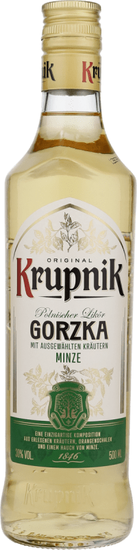 Gorzka Minze Likör 0,5 l - Krupnik