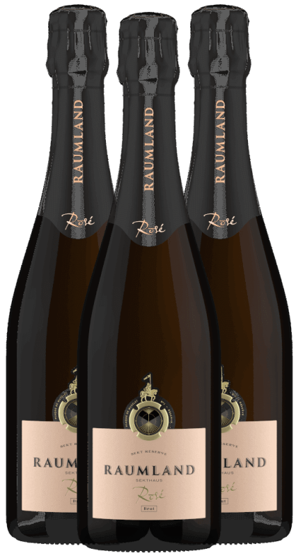 3x Vorteils-Weinpaket Rosé Reserve Brut - Sekthaus Raumland