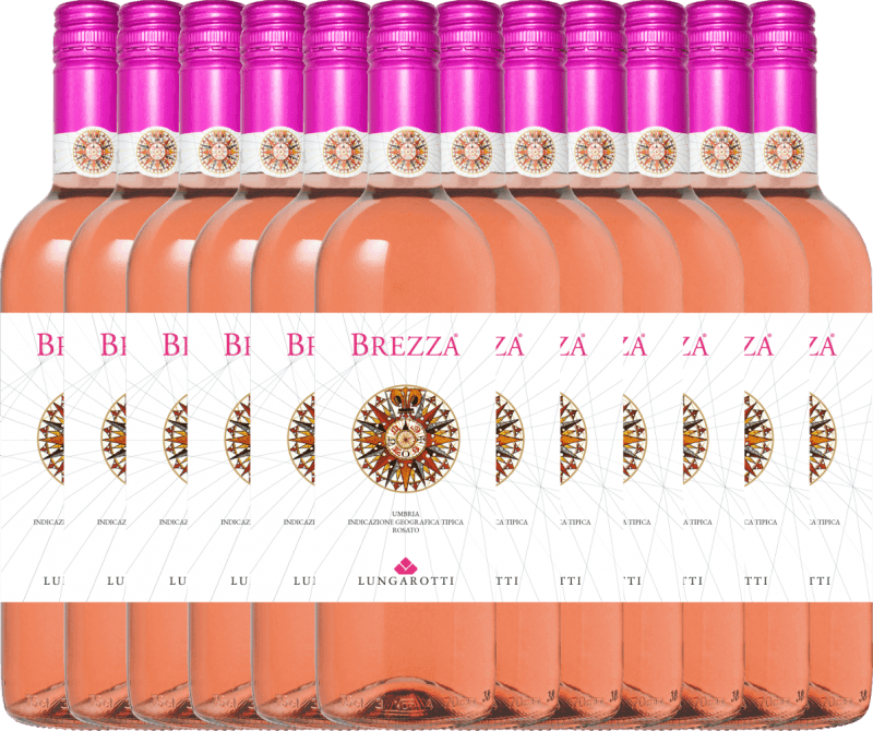 12er Vorteils-Weinpaket - Brezza Rosa Umbria - Lungarotti