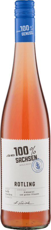 Für mich 100% Sachsen Rotling halbtrocken - WG Meissen
