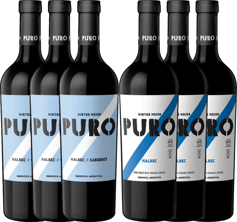 6er Paket - Puro Malbec & Malbec Cabernet - Dieter Meier
