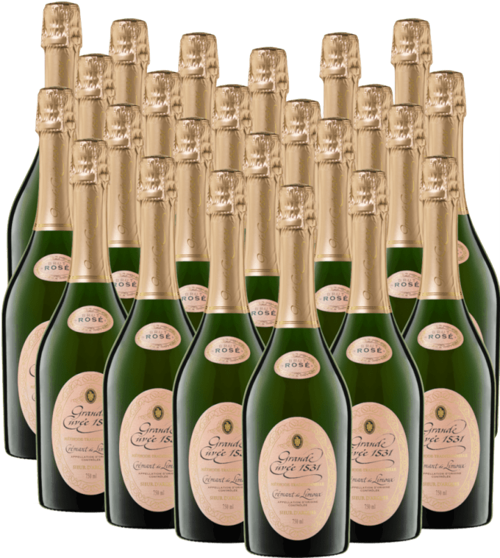 24x Vorteilspaket - Aimery Grande Cuvée 1531 Rosé Crémant Brut - Sieur d'Arques