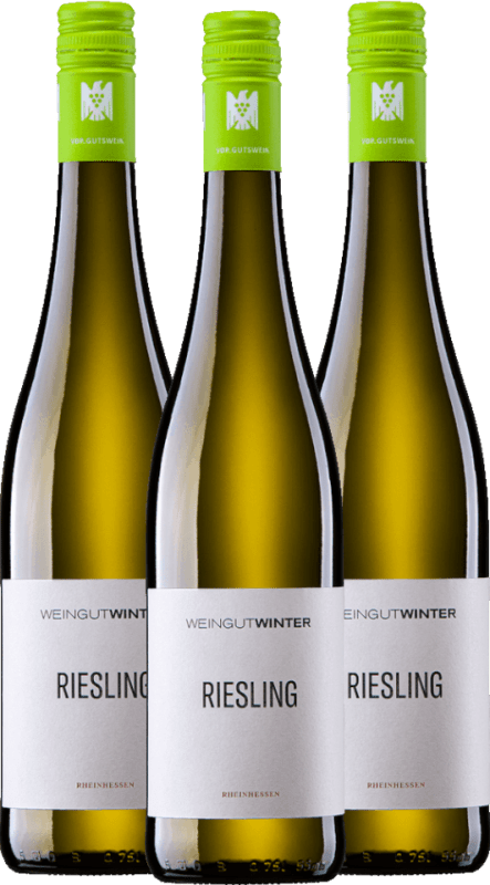 Pacote de vantagens de 3x Riesling seco - Vinícola Winter