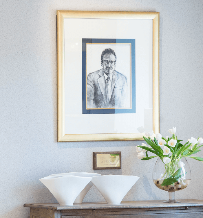 O fundador Baron Edmond de Rothschild