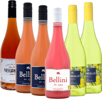 Festa de coquetel efervescente de P&P Vinhos - pacote de degustação com 6 unidades