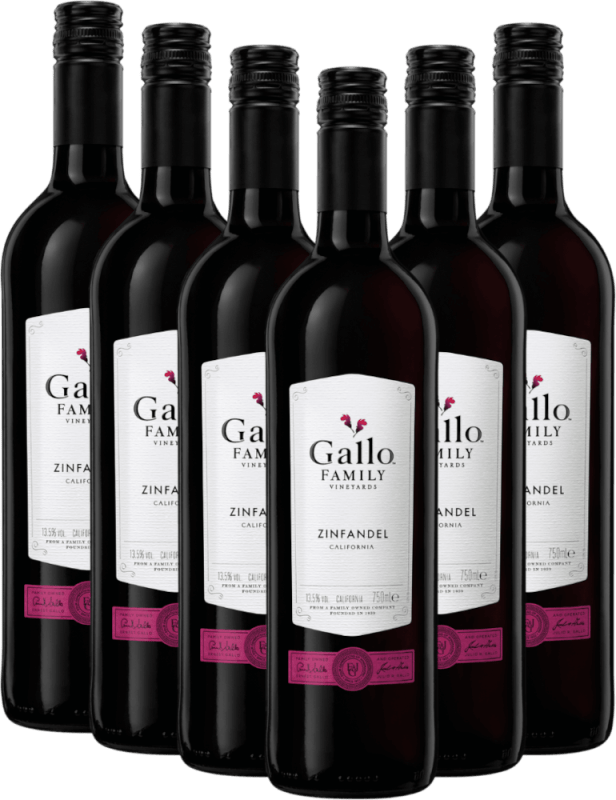 6x Vorteils-Weinpaket Zinfandel - Gallo Family