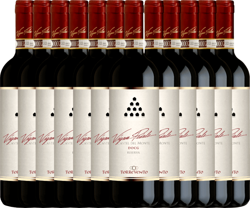 12er Vorteils-Weinpaket - Vigna Pedale Castel del Monte Riserva DOCG - Torrevento