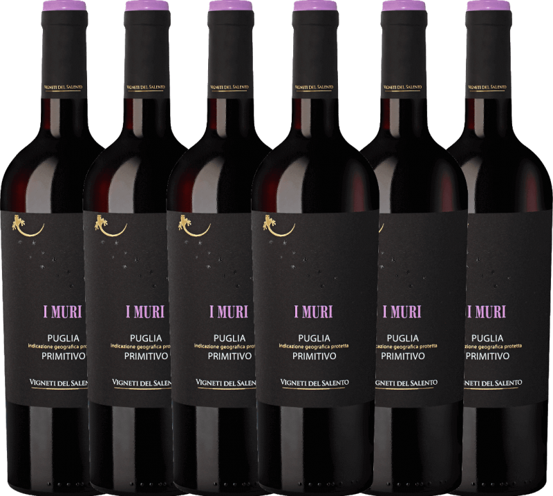 6er Vorteilspaket - I Muri Primitivo Puglia IGP - Vigneti del Salento