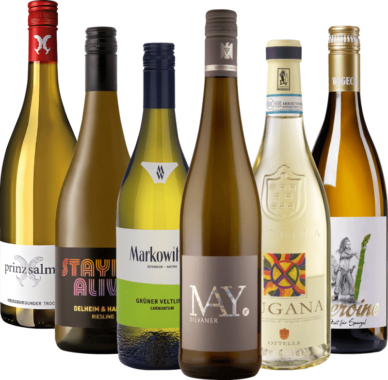 Época de espargos é época de vinho branco - pack de degustação 6x