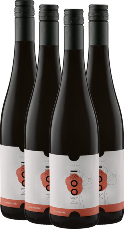 4x Vorteils-Weinpaket Noovi Cuvée Rot Alkoholfrei - Noovi